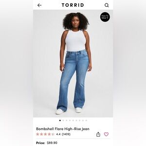 Bombshell Flare High-Rise Jeans